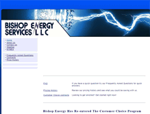 Tablet Screenshot of bishopenergy.com